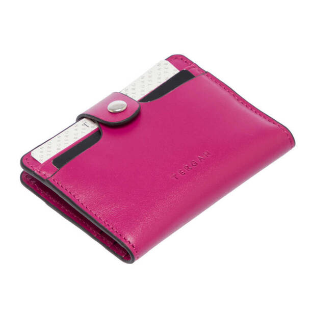 Fuşya Hakiki Deri Unisex Kredi Kartlık - S1KK00001653-J7E 