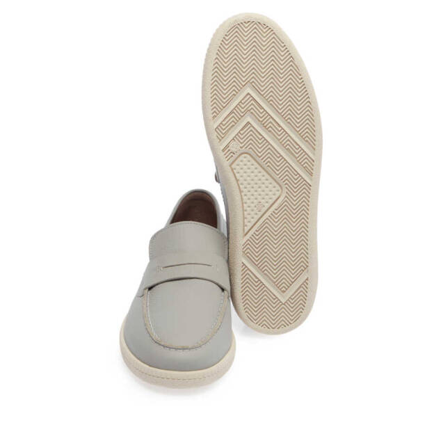 Gri Hakiki Deri Erkek Loafer - E24I1AY56705-H1Y - Tergan