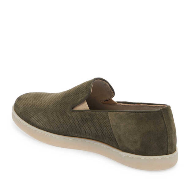 Haki Hakiki Nubuk Deri Erkek Loafer - E24I1AY56695-G98 - Tergan