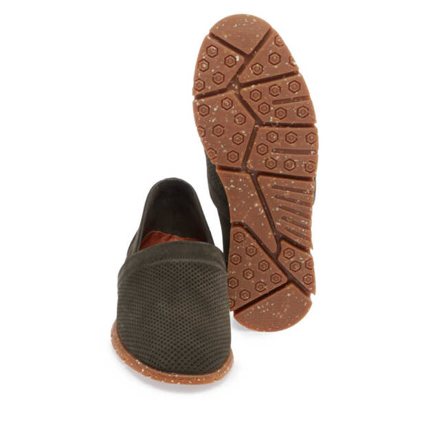 Haki Hakiki Süet Deri Erkek Loafer - E24I1AY56589-J86 - Tergan