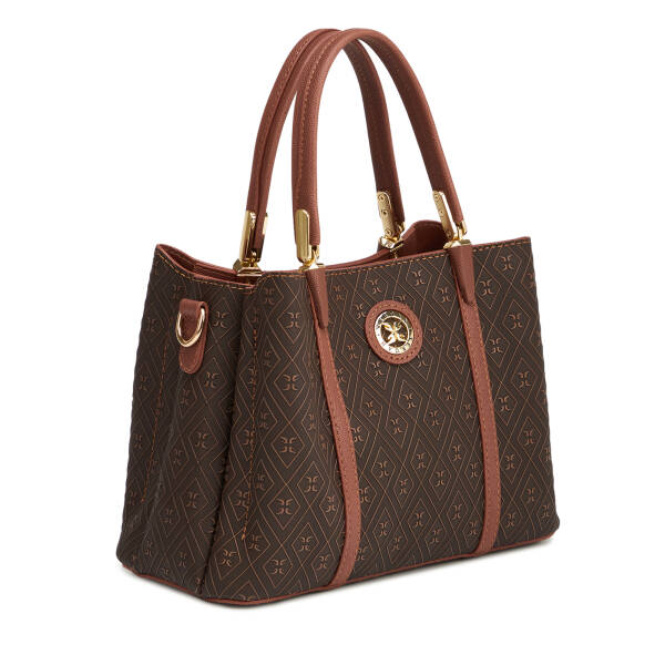 Kahverengi Print Kadın Omuz Çantası - S26Y1PR09203-R9C - 2