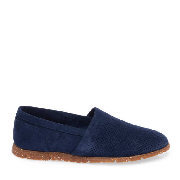 Mavi Hakiki Süet Deri Erkek Loafer - E24I1AY56589-F60 - Tergan