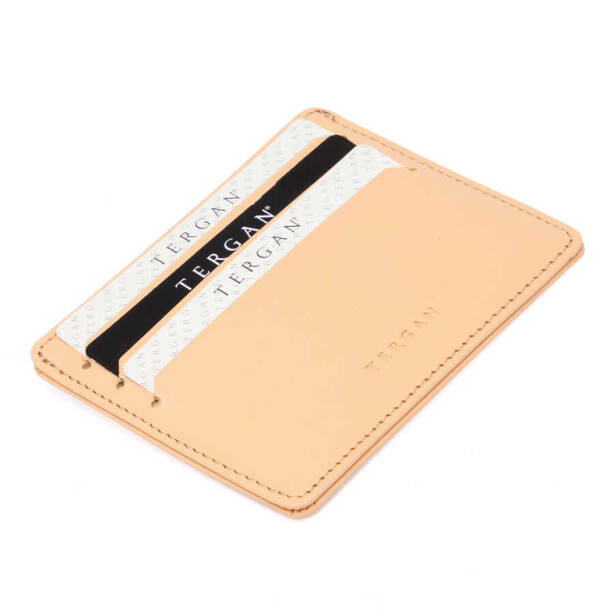Pudra Hakiki Deri Unisex Kredi Kartlık - S1KK00001050-T3K - Tergan