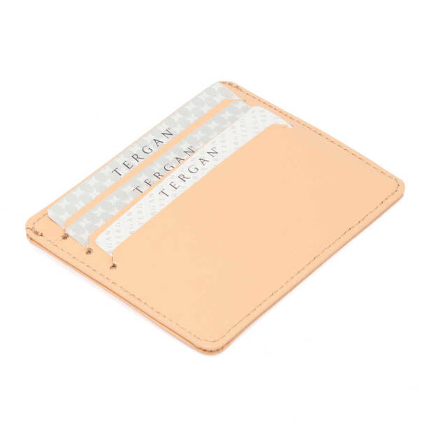 Pudra Hakiki Deri Unisex Kredi Kartlık - S1KK00001050-T3K - Tergan