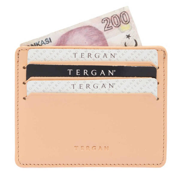 Pudra Hakiki Deri Unisex Kredi Kartlık - S1KK00001050-T3K - Tergan