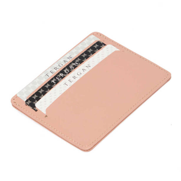 Pudra Hakiki Deri Unisex Kredi Kartlık - S1KK00001050-T40 - Tergan