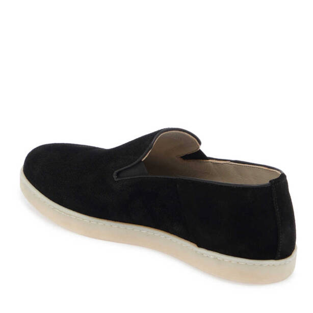 Siyah Hakiki Nubuk Deri Erkek Loafer - E24I1AY56695-A64 - Tergan
