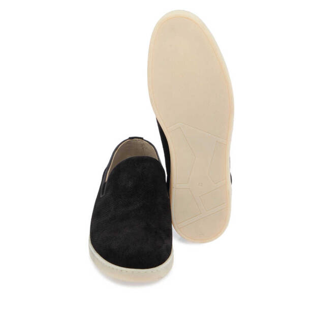 Siyah Hakiki Nubuk Deri Erkek Loafer - E24I1AY56695-A64 - Tergan
