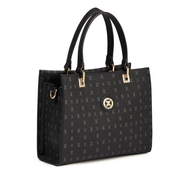 Siyah Print Kadın Omuz Çantası - S26Y1PR09201-T0E - 2