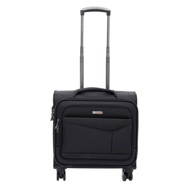 Siyah Tekstil Unisex Kabin Boy Valiz - S1SC00048116-D62 - Tergan