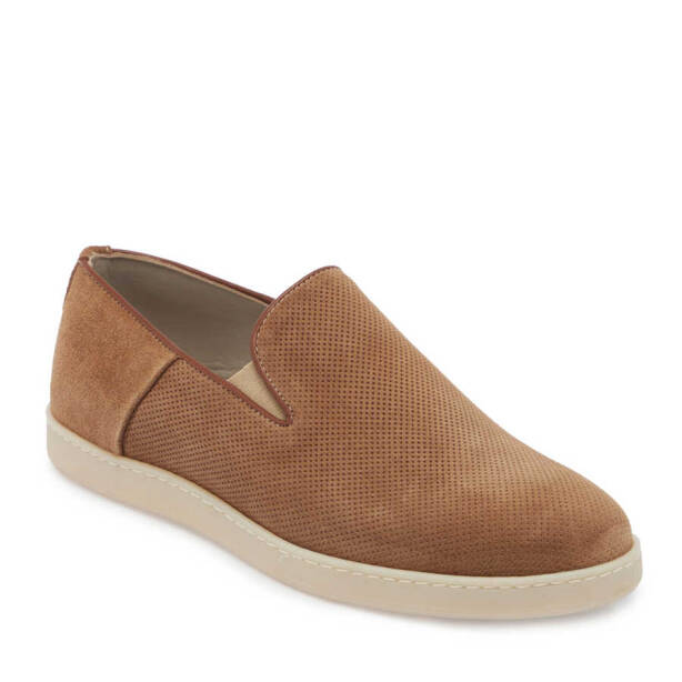 Taba Hakiki Nubuk Deri Erkek Loafer - E24I1AY56695-G99 - Tergan