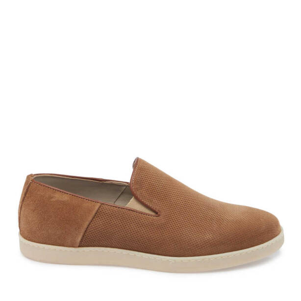 Taba Hakiki Nubuk Deri Erkek Loafer - E24I1AY56695-G99 - Tergan