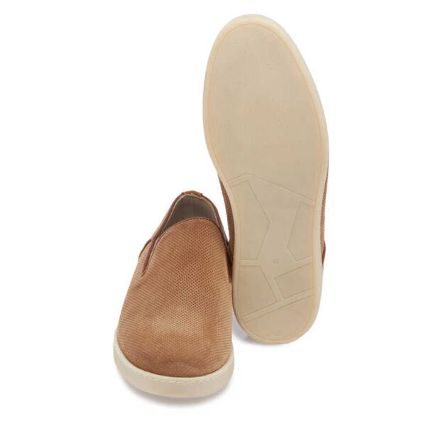 Taba Hakiki Nubuk Deri Erkek Loafer - E24I1AY56695-G99 - Tergan
