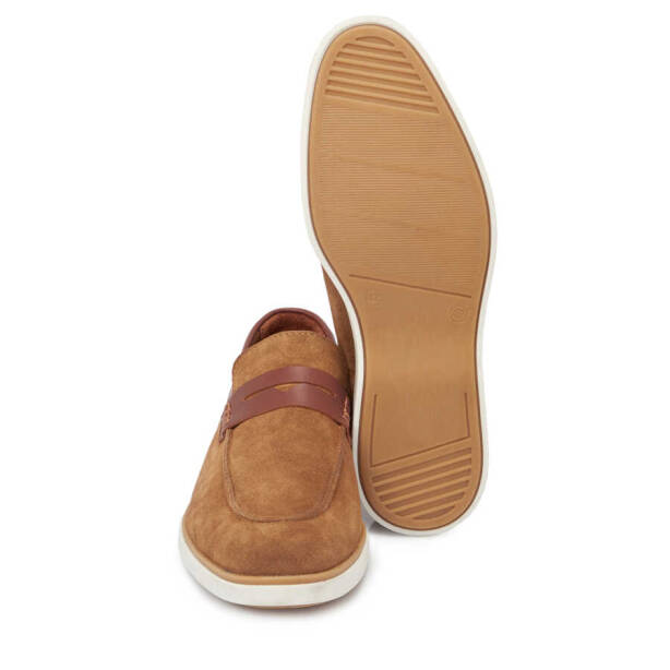 Taba Hakiki Süet Deri Erkek Loafer - E24I1AY56749-K59 - Tergan