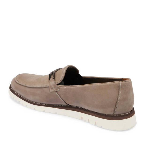 Vizon Hakiki Nubuk Deri Erkek Loafer - E24I1AY56783-A65 - Tergan