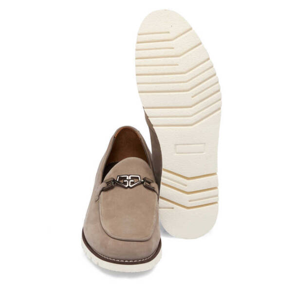 Vizon Hakiki Nubuk Deri Erkek Loafer - E24I1AY56783-A65 - Tergan