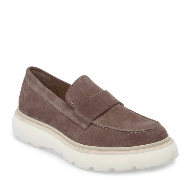 Vizon Hakiki Süet Deri Erkek Loafer - E25I1AY57237-A02 - Tergan