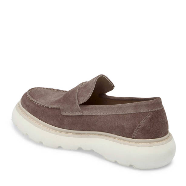 Vizon Hakiki Süet Deri Erkek Loafer - E25I1AY57237-A02 - Tergan